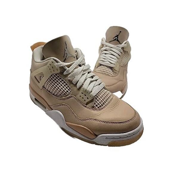 NIKE AIR JORDAN 4 Retro Shimmer Women's US Size 9.5 / DJ0675-200 - Picture 1 of 15